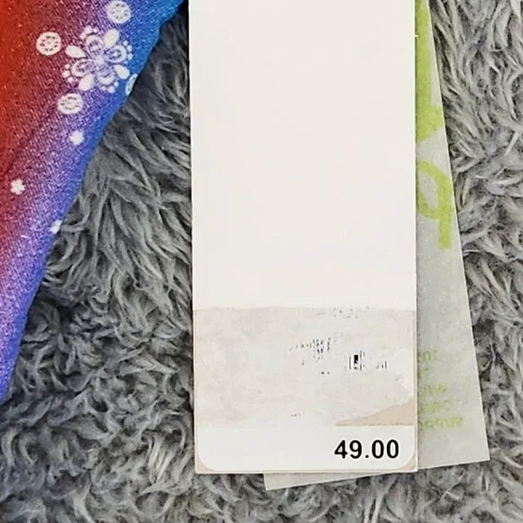 BP Shirt Womens M Rainbow Be Proud Camp Stripe Paisley Button Down BP441189MN - Picture 6 of 12